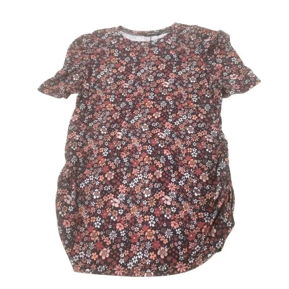 Floral Rouched T-shirt